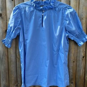 Tommy Hilfiger Short Sleeve Blue Top Size Medium
